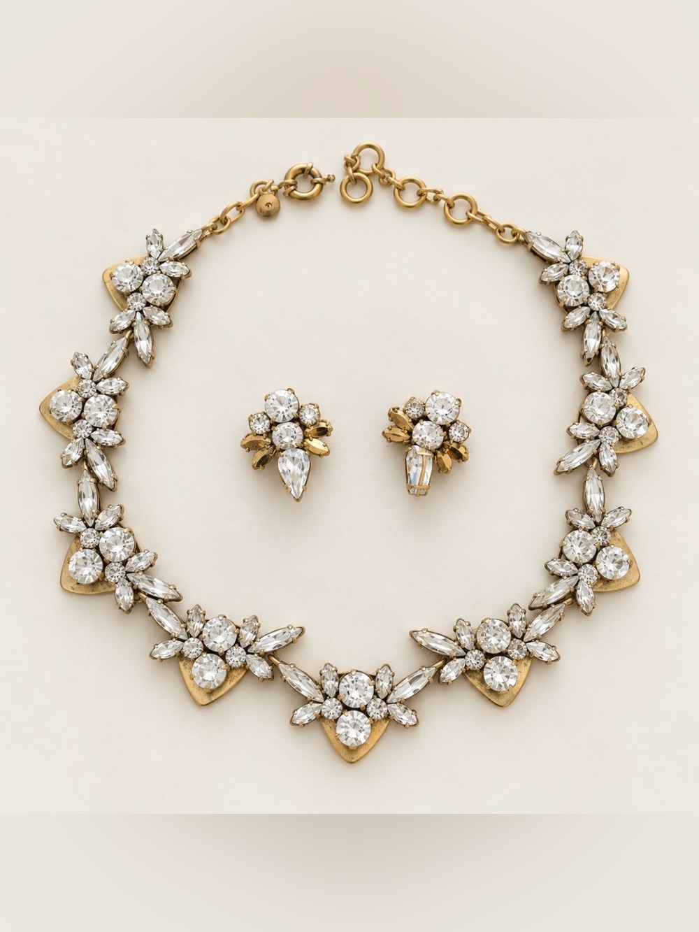 J Crew necklace and earrings set